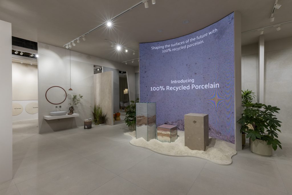 Biznas | VitrA Tiles at Cersaie 2025: Introducing “100% Recycled Porcelain Tile” and Colour-Perfect V-Tone